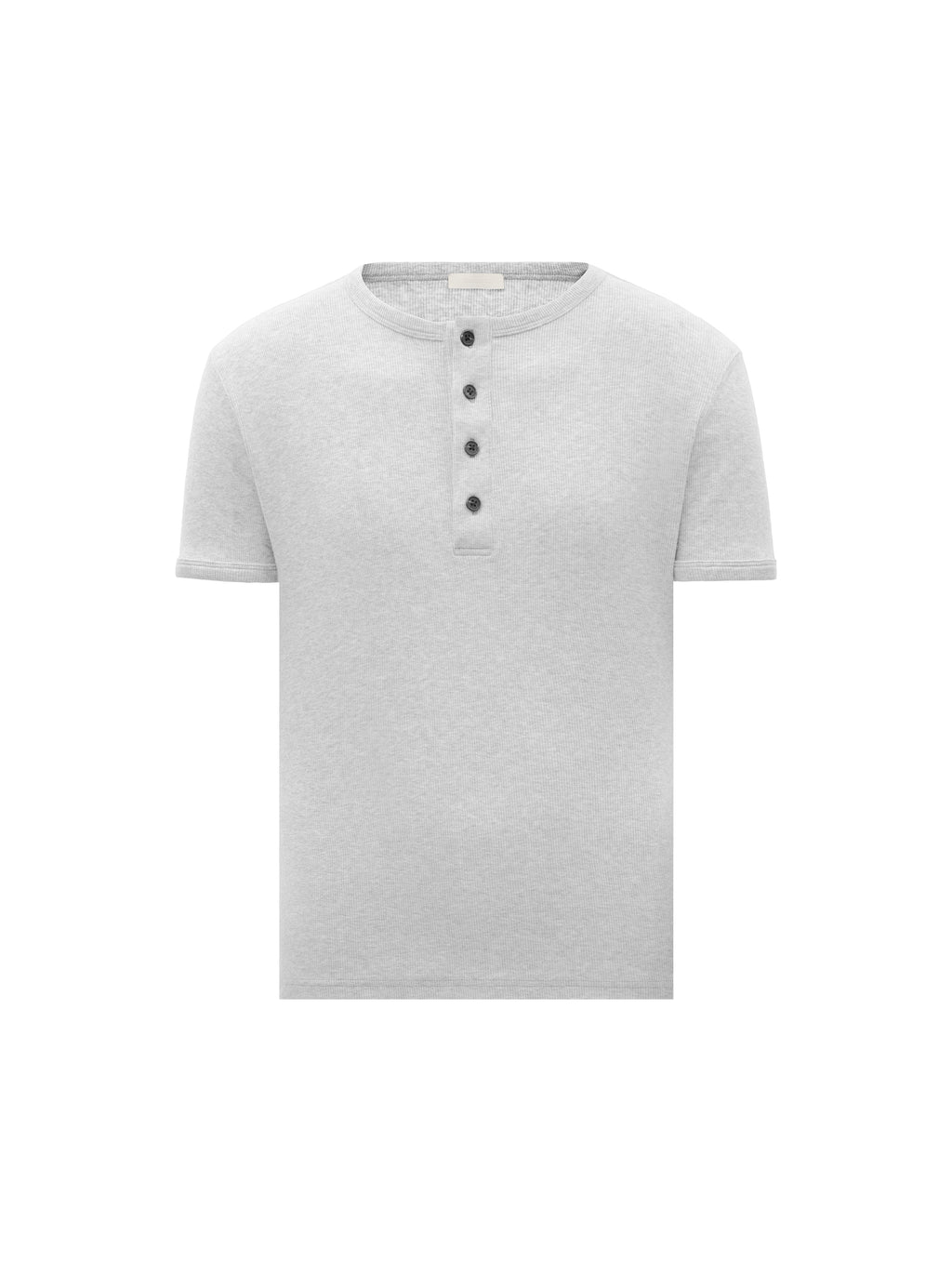 Ribbed Henley Contour T-Shirt
