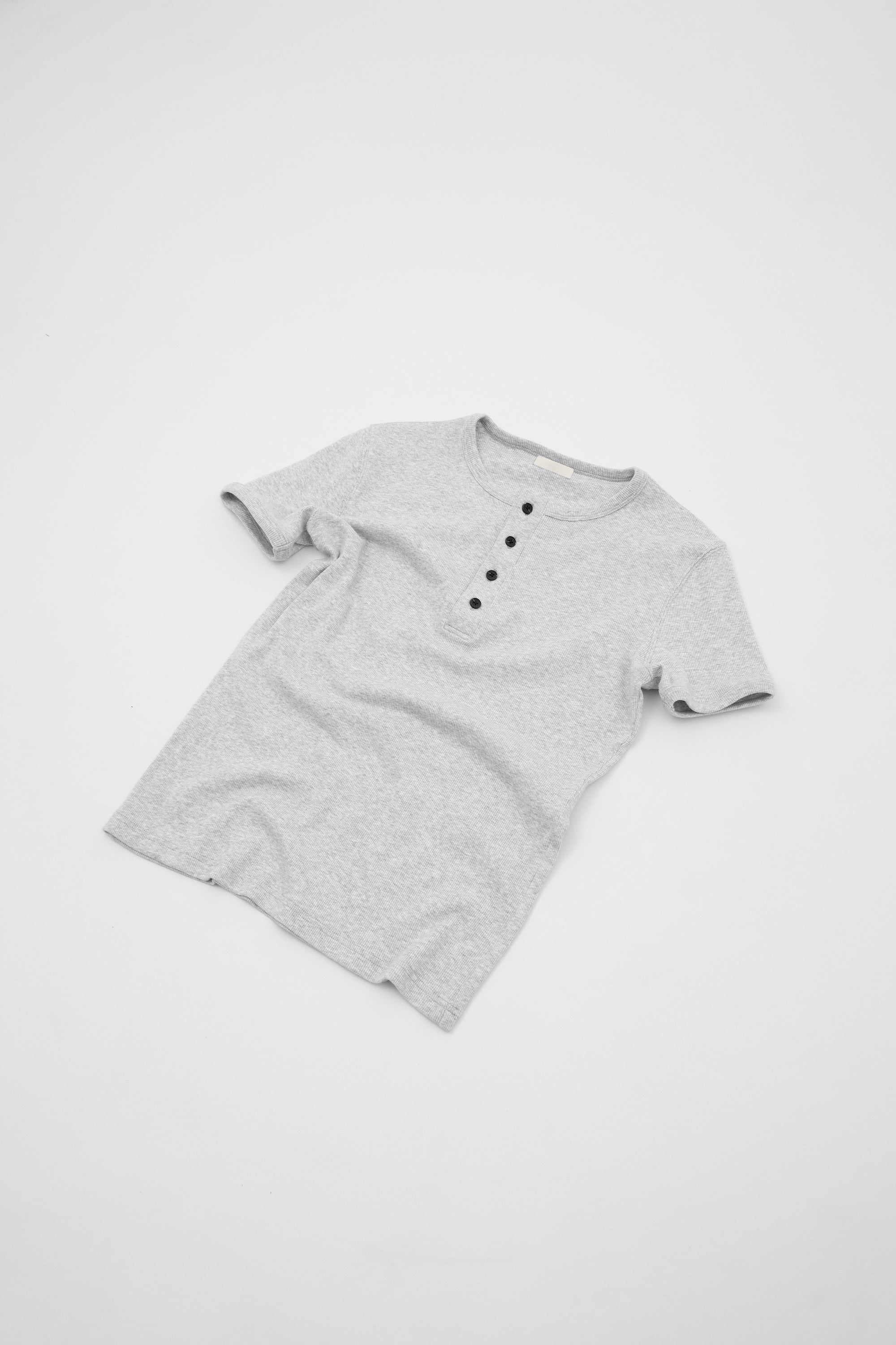Ribbed Henley Contour T-Shirt