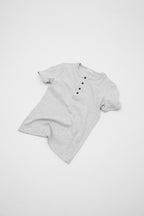 Ribbed Henley Contour T-Shirt