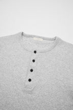 Ribbed Henley Contour T-Shirt