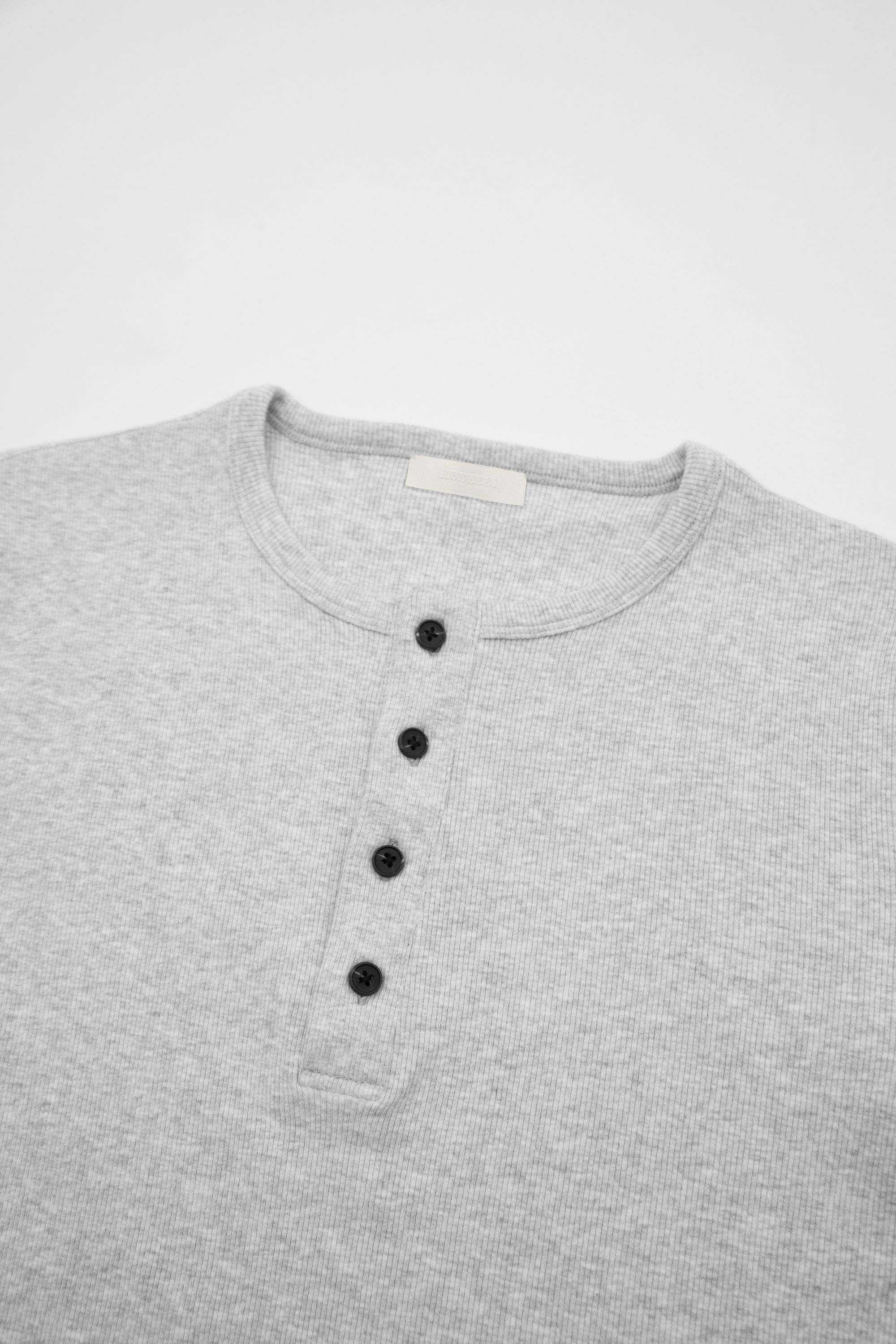 Ribbed Henley Contour T-Shirt