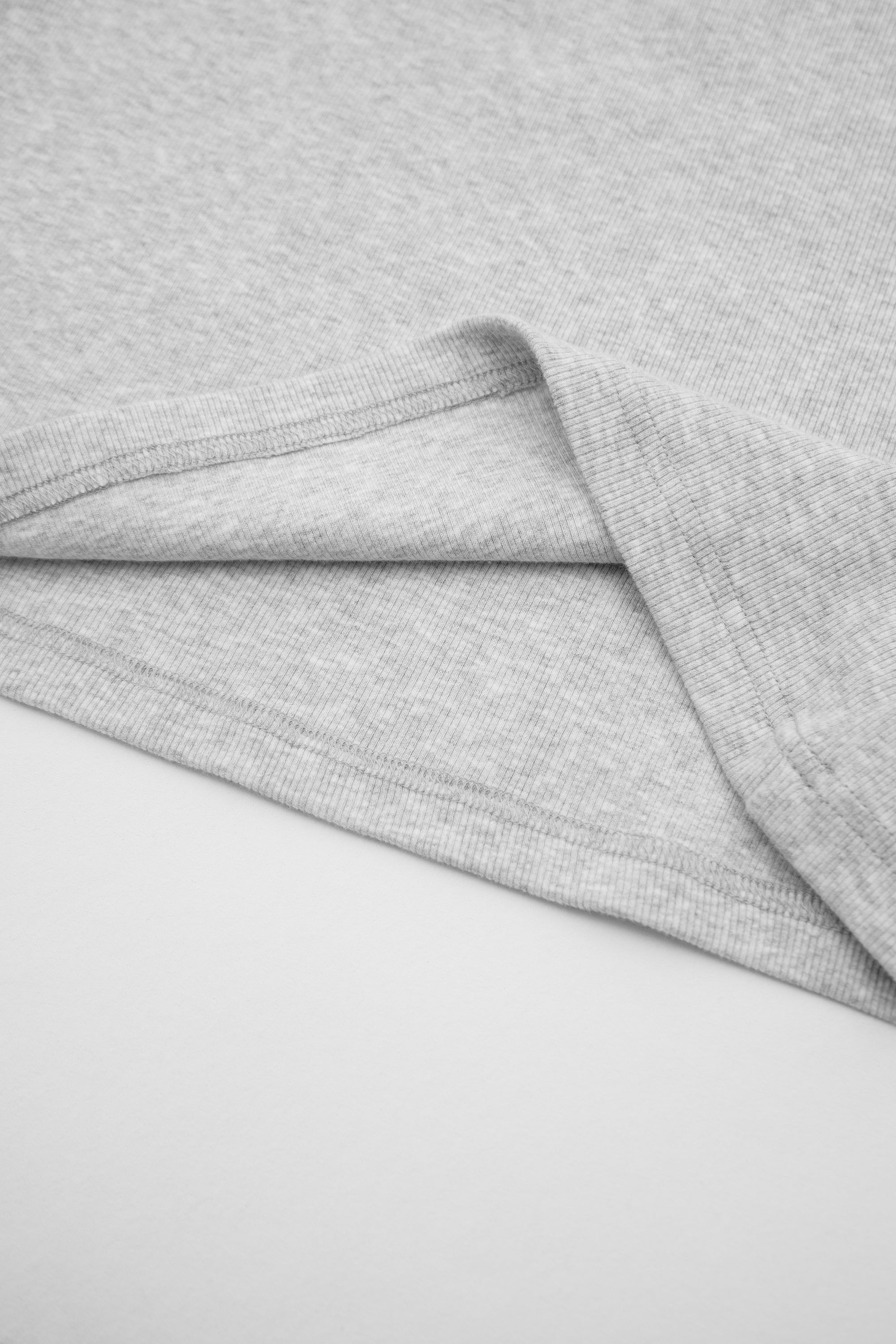 Ribbed Henley Contour T-Shirt