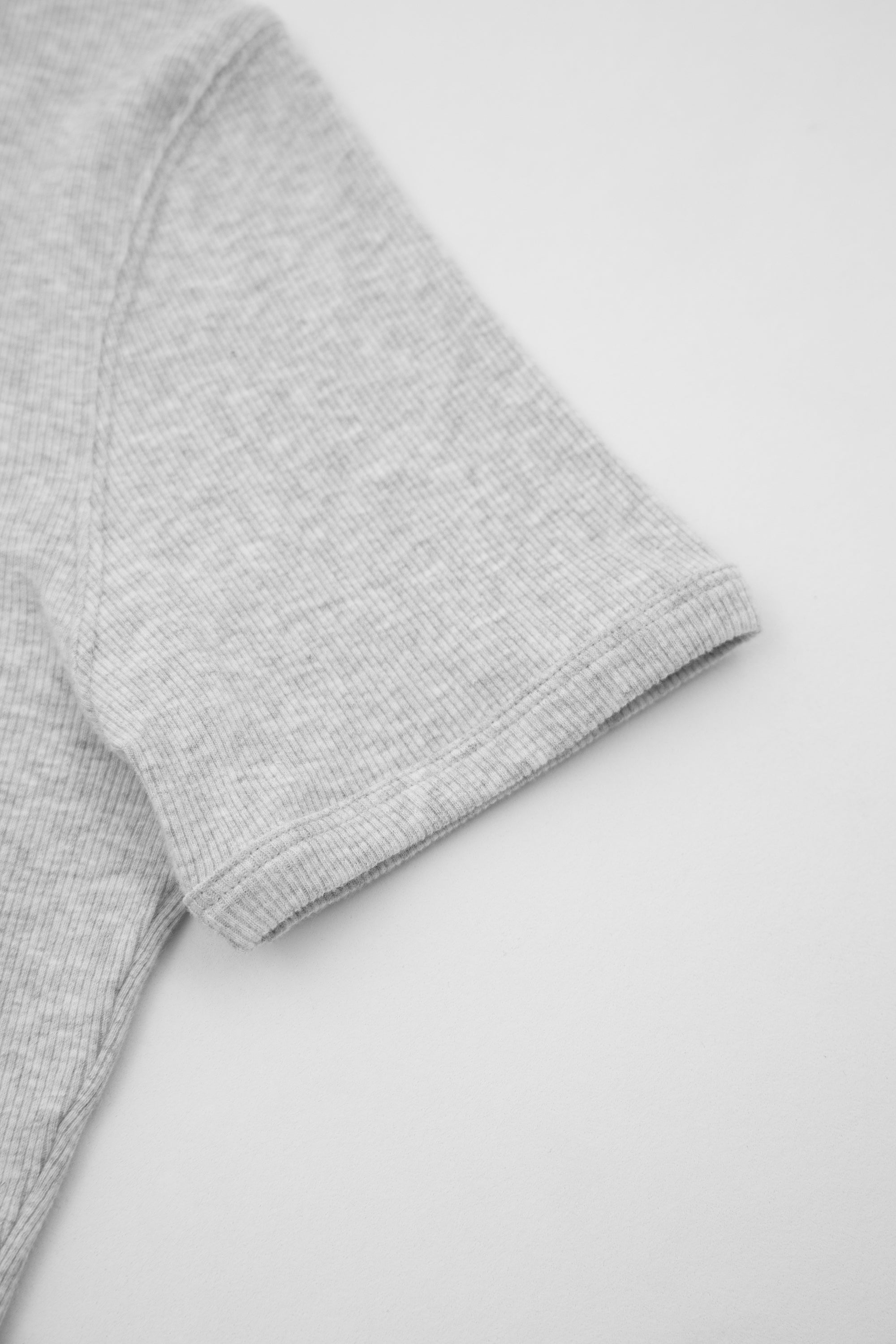 Ribbed Henley Contour T-Shirt