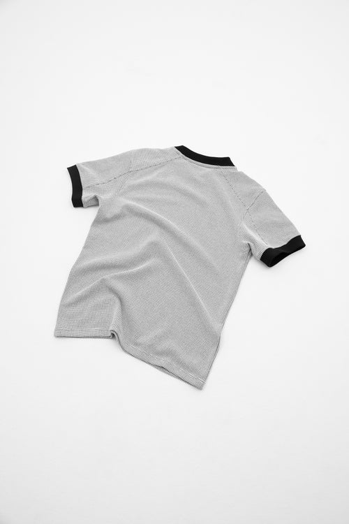 Textured Waffle Contour T-Shirt