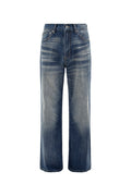 Faded Indigo Straight Leg Denim
